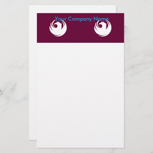 Stationery with Flag of Phoenix, Arizona Briefpapier (Voorkant / Achterkant)