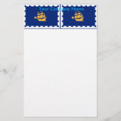 Stationery with Flag of Quebec City, Canada Briefpapier (Voorkant)