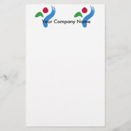 Stationery with Flag of Seoul, South Korea Briefpapier