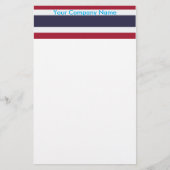 Stationery with Flag of Thailand Briefpapier (Voorkant)
