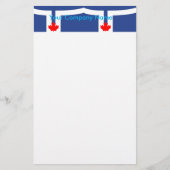 Stationery with Flag of Toronto, Canada Briefpapier (Voorkant)