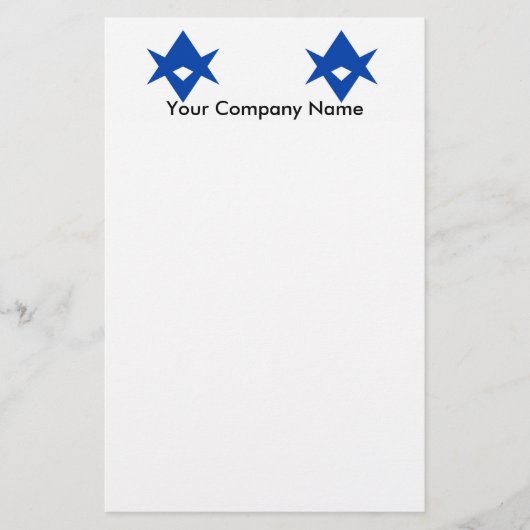 Stationery with Flag of Toyota City, Japan Briefpapier (Voorkant)