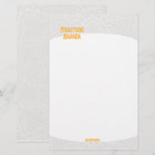 Stationery Yogastudio Briefpapier (Voorkant / Achterkant)