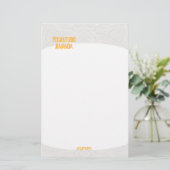Stationery Yogastudio Briefpapier (Staand voorkant)