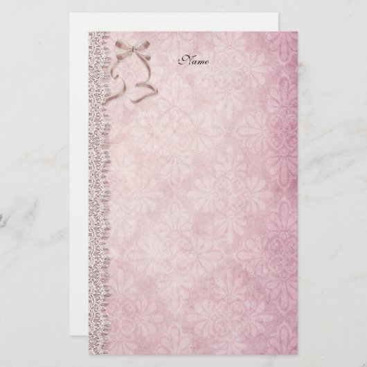 Stationery Zizzago  Antiek Retro Briefpapier (Voorkant / Achterkant)