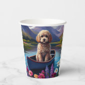 Stationig op een peddel: een Schilderachtig avontu Papieren Bekers (Achterkant)