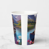 Stationig op een peddel: een Schilderachtig avontu Papieren Bekers (Links)