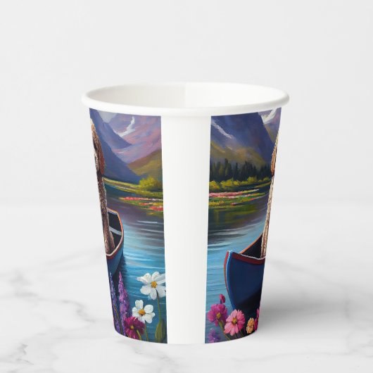 Stationig op een peddel: een Schilderachtig avontu Papieren Bekers (Links)