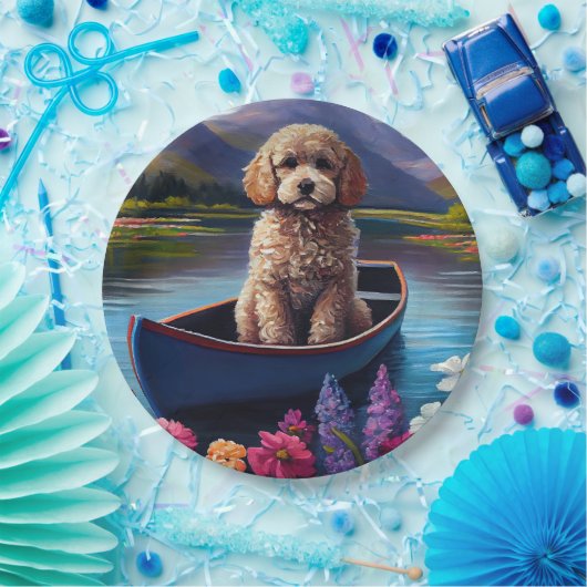 Stationig op een peddel: een Schilderachtig avontu Papieren Bordje (Feest)