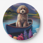 Stationig op een peddel: een Schilderachtig avontu Papieren Bordje (Voorkant)