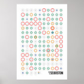 Stations & Lines: Boston (Light) Poster (Voorkant)