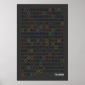 Stations & Lines: Londen (Donker) Poster (Voorkant)