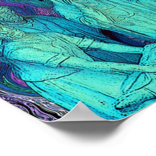 Stations of the Cross 14 Poster (Hoek)