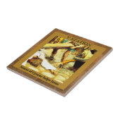 Stations of the Cross #5 of 15 Simon Cyrene Tegeltje (Zijkant)