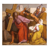 Stations of the Cross 5 Simon Carries the Cross Foto Afdruk (Voorkant)