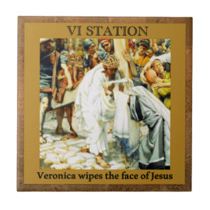 Stations of the Cross #6 of 15 Veronica Tegeltje