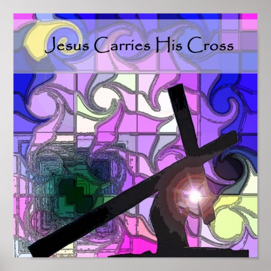 Stations of the Cross 7 Poster (Voorkant)