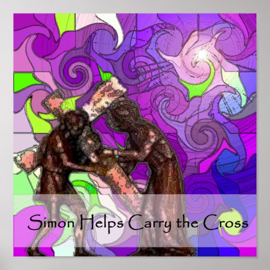 Stations of the Cross 8 Poster (Voorkant)