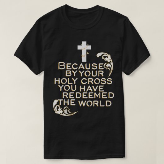 Stations of the Cross Jesus Heilige Week Lent Pase T-shirt (Design voorkant)