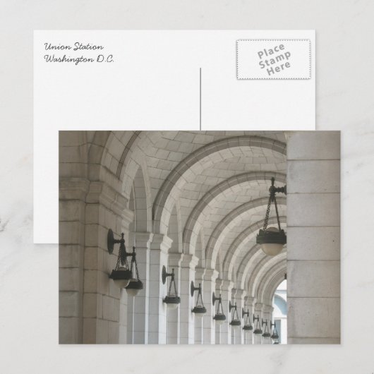 Stationsarchieven van de Unie Briefkaart (Voorkant / Achterkant)