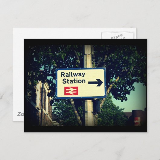 Stationscode Briefkaart (Voorkant / Achterkant)