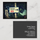 Stationscode Visitekaartje (Voorkant / Achterkant)