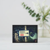 Stationscode Visitekaartje (Staand voorkant)