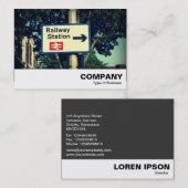 Stationscode Visitekaartje (Voorkant / Achterkant)