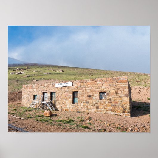 Stationsgebouw bij Pikes Peak Poster (Voorkant)