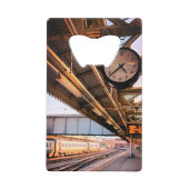 Stationsklok Creditkaart Flessenopener (Achterkant)