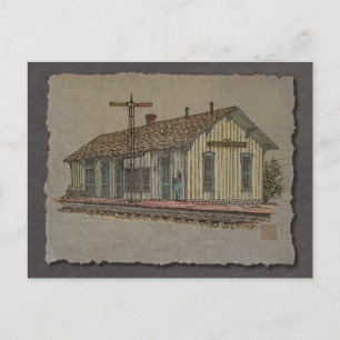 Stationstreinstation Briefkaart