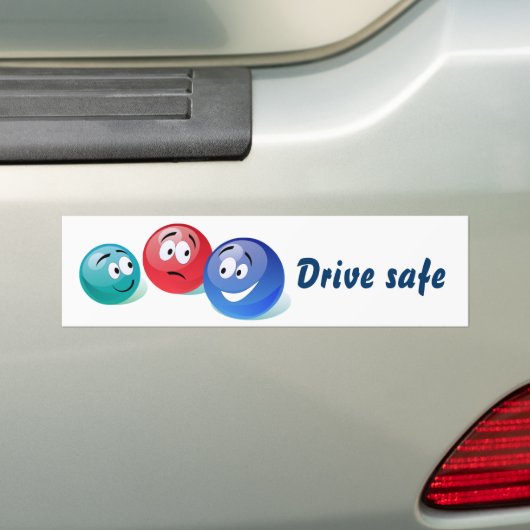 Stationsveilige bumper bumpersticker (Op auto)