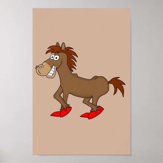 Stationszetwerk voor paarden poster (Voorkant)