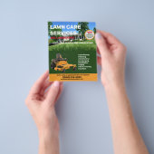 Stationszorg en landschapsontwerp flyer (Hand)