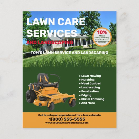 Stationszorg en landschapsontwerp flyer (Voorkant)