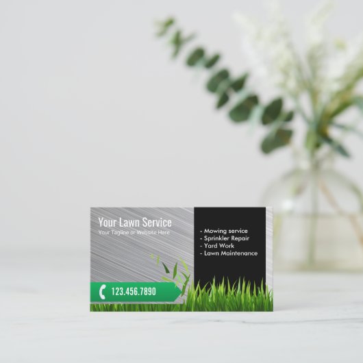 Stationszorg en landschapsontwerp visitekaartje (Staand voorkant)