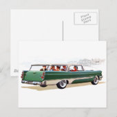 Stationwagon 1957 briefkaart (Voorkant / Achterkant)