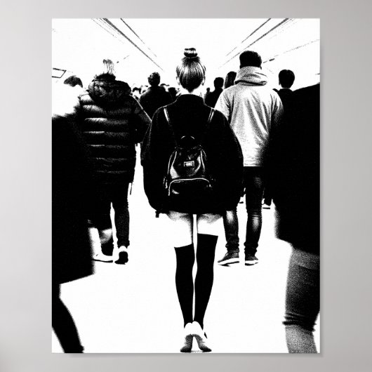 Statisch in de stroom poster (Voorkant)