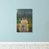 Statisch Tuin in Mallorca (door Santiago Rusiñol) Canvas Afdruk (Insitu (Houten vloer))