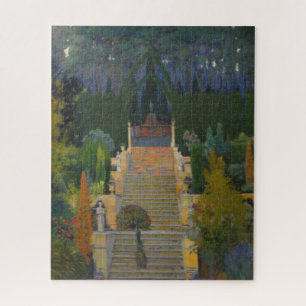 Statisch Tuin in Mallorca (door Santiago Rusiñol) Legpuzzel