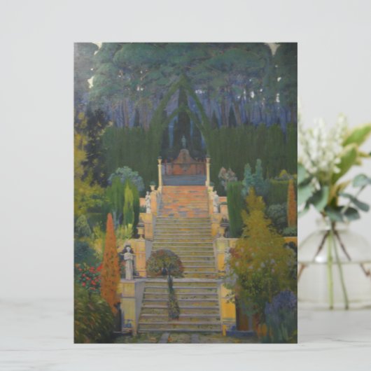 Statisch Tuin in Palma de Mallorca Kaart (Staand voorkant)