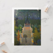 Statisch Tuin in Palma de Mallorca Kaart (Voorkant / Achterkant in situ)