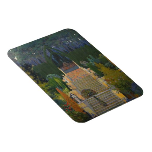 Statisch Tuin in Palma de Mallorca Magneet (Rechterzijde)