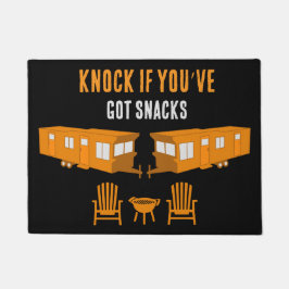 Statische Caravan Home Cadeau Deurmat