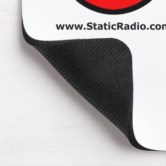 Statische radio Mousepad Muismat (Hoek)