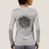 Statische Rouw Tri-Blend Shirt (Achterkant)