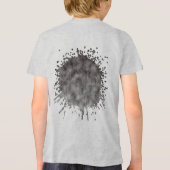Statische rouw Tri-Blend shirt (Achterkant)