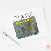STATISCHE SATIVA VIERKANTE STICKER (Envelop)