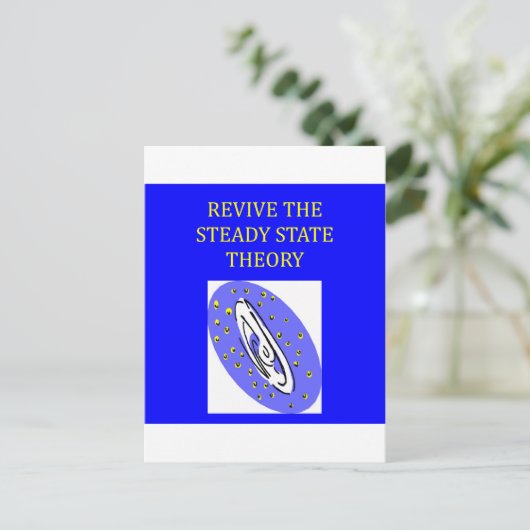 statische-statentheorie briefkaart (Staand voorkant)