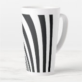 Statische stijl latte mok (Rechterhoek)